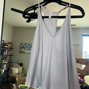 Intimately by Free People Silver flowy tank